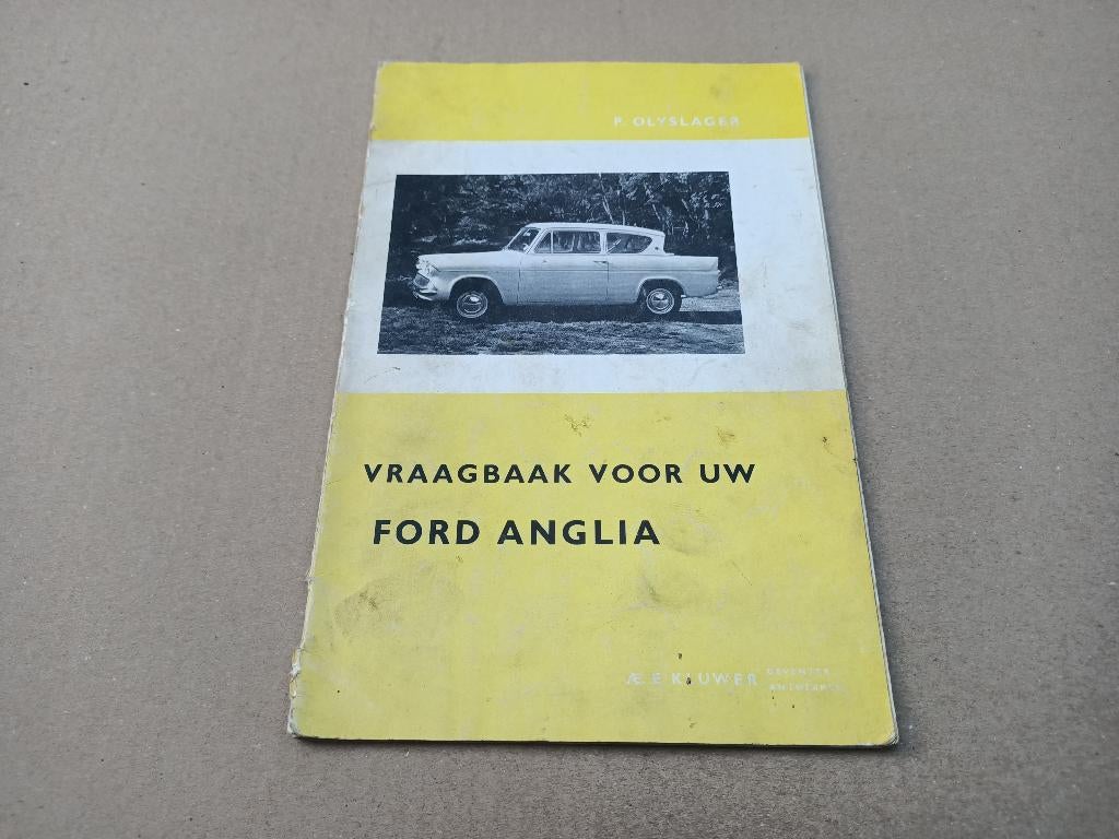 Instructieboekje/ Vraagbaak: Ford Anglia (1959), Auto diversen, Ophalen of Verzenden
