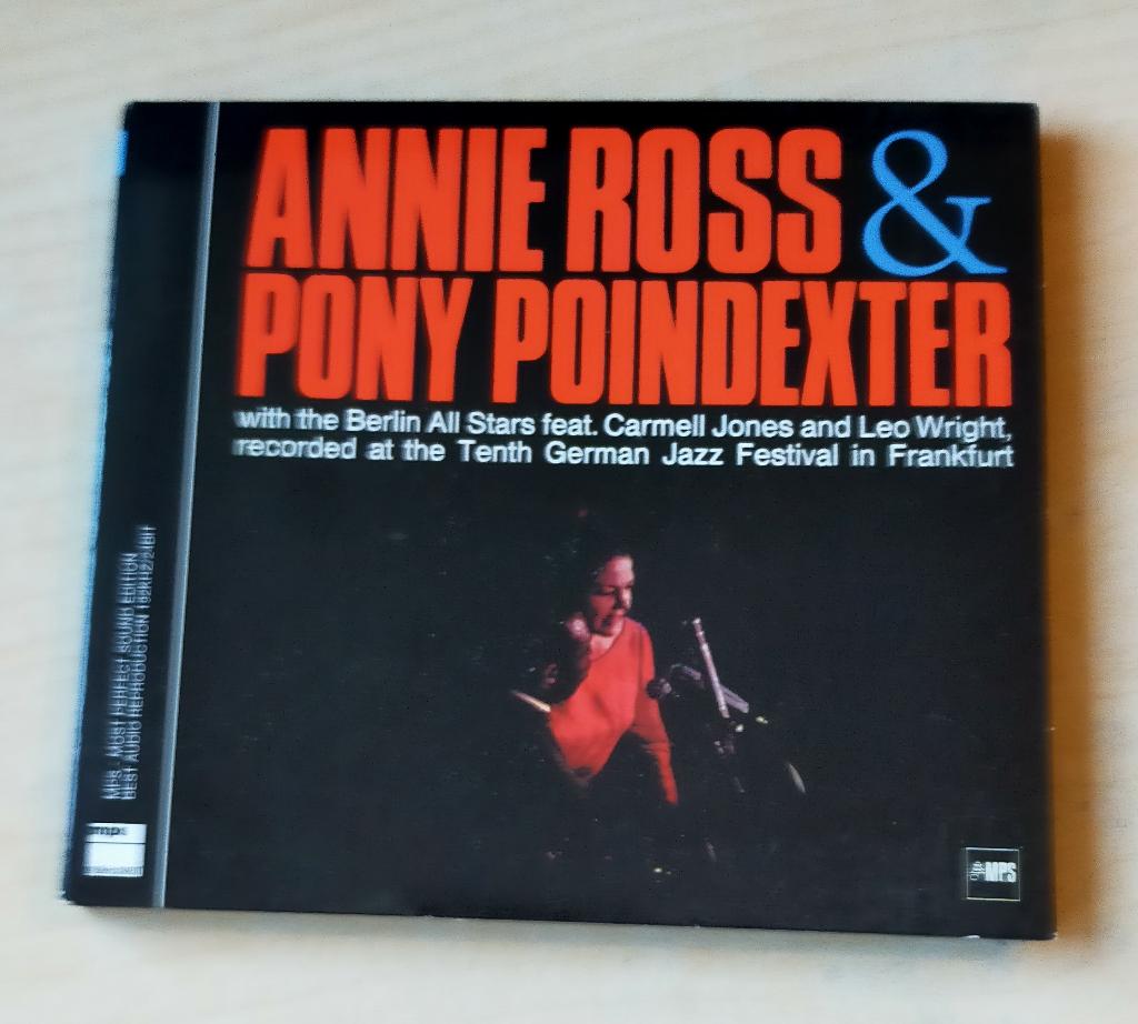 Annie Ross & Pony Poindexter With The Berlin All Stars CD, Ophalen of Verzenden, 1960 tot 1980, Gebruikt, Jazz