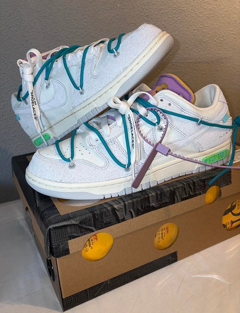 Nike dunk low off-white, Nike, Nieuw, Ophalen of Verzenden, Sneakers of Gympen