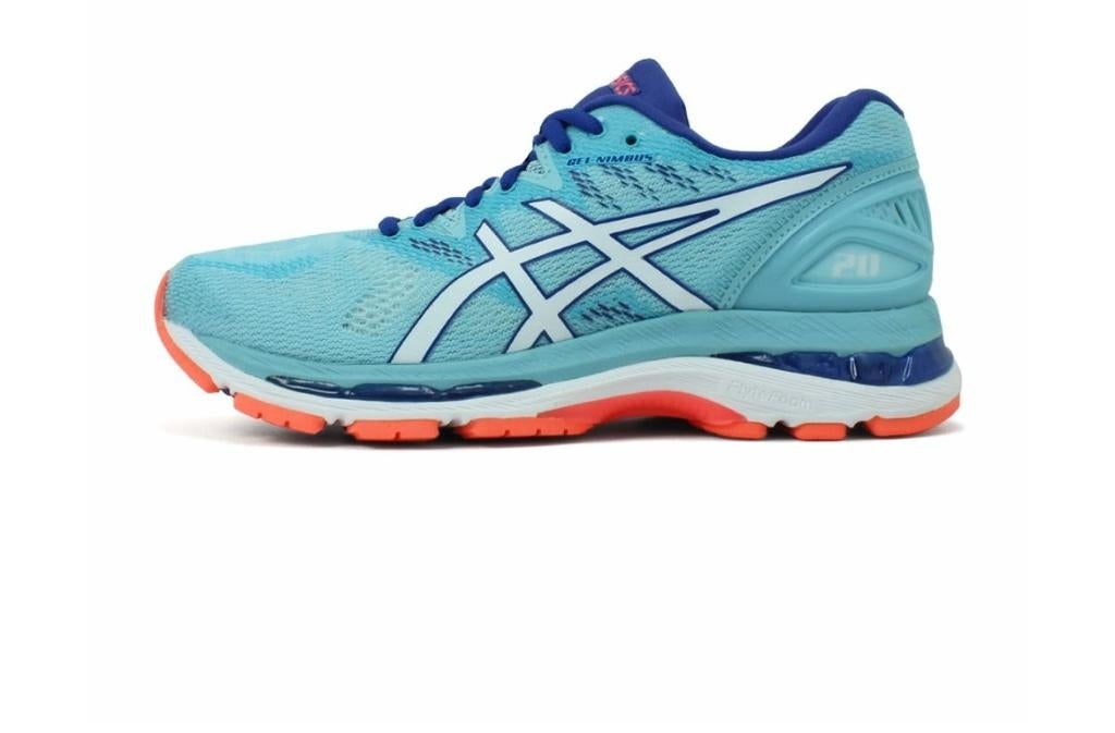 ASICS GEL NIMBUS 20 DAMES 39 hardloopschoenen blauw, Sneakers of Gympen, Gedragen, Asics, Verzenden