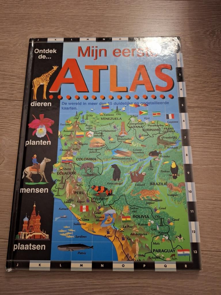 Mijn eerste atlas, Boeken, Kinderboeken | Jeugd | onder 10 jaar, Ophalen of Verzenden, Gelezen, Non-fictie
