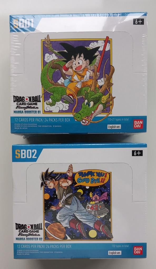 Super Fusion World Manga BoosterBox SB01 en SB02, Ophalen of Verzenden, Nieuw, Foil