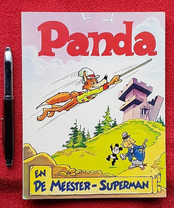 Panda en de meester-superman. 1e druk. 1979. Marten Toonder, Gelezen, Marten Toonder, Verzenden, Eén stripboek
