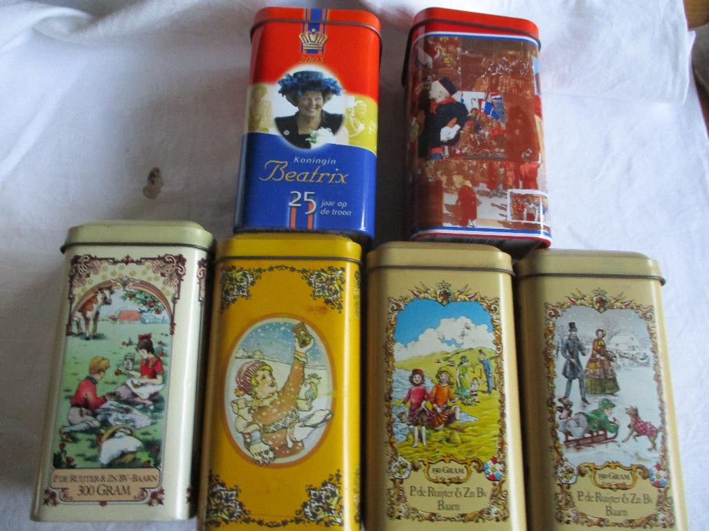 de Ruijter blikjes, Ophalen of Verzenden, Gebruikt, Overige, Overige merken