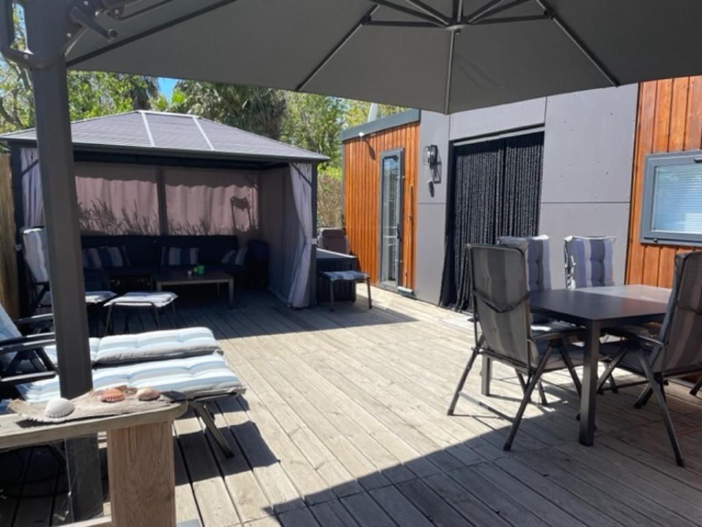 Prachtig chalet te huur Zuid Frankrijk, loopsfstand strand, Vakantie, Campings, Wasmachine, Aan zee, Recreatiepark