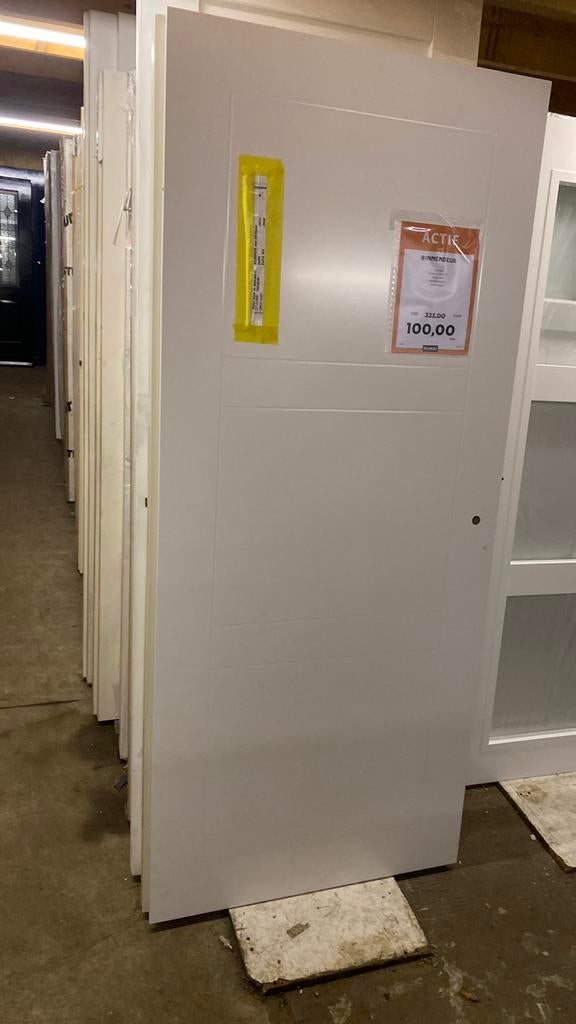 verschillende Opdek binnendeur 88x211.5 cm freeslijnen, Doe-het-zelf en Verbouw, Deuren en Horren, Ophalen, 80 tot 100 cm, Binnendeur