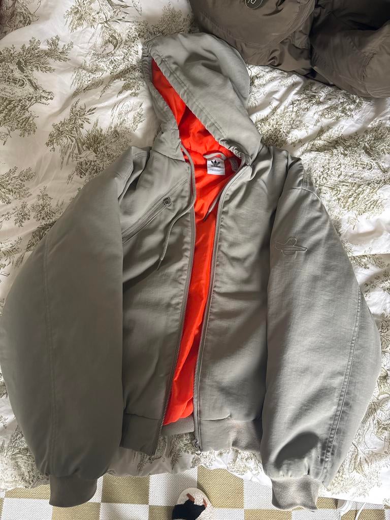 Adidas Skateboard Bomber Jas, Kleding | Heren, Ophalen of Verzenden, Zo goed als nieuw, Maat 46 (S) of kleiner, Grijs