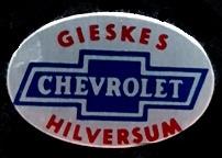 Chevrolet- Gieskes Hilversum - speld, Ophalen of Verzenden, Nieuw, Transport, Speldje of Pin