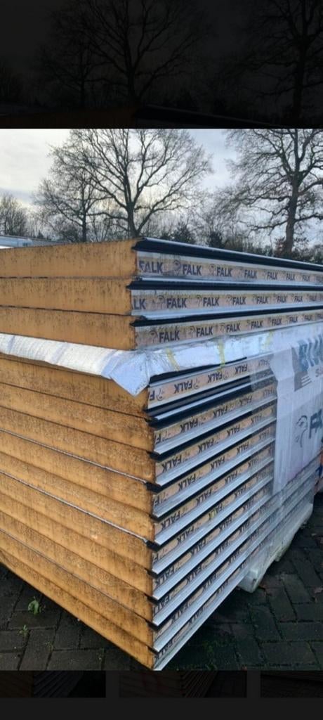 Geïsoleerde wandpanelen, Betonwei 6A, Ophalen of Verzenden, Zo goed als nieuw, Overige materialen