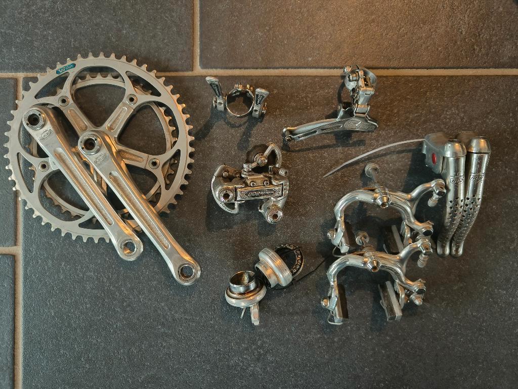 Retro racefiets onderdelen Shimano 600 arabesque, Fietsen en Brommers, Ophalen, Gebruikt