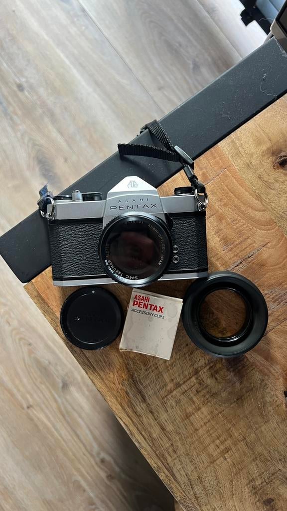 Pentax Asahi SP 1000 met Super-Takumar 55mm, Ophalen of Verzenden, Zo goed als nieuw, Spiegelreflex, Pentax