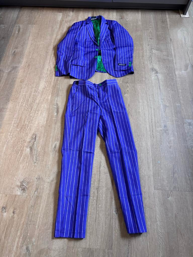 The Joker Carnaval Pak - Zo Goed Als Nieuw! 140/146, Ophalen, Carnaval, Overige maten, Zo goed als nieuw