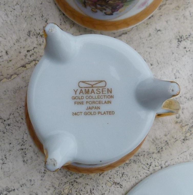 3 x Yamasen Gold Collection Super Mokka / Espresso K + S, Ophalen of Verzenden, Zo goed als nieuw, Wedgwood, Kop(pen) en/of Schotel(s)