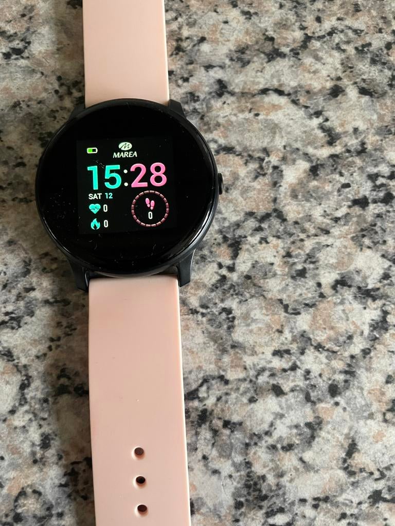 Nieuwe Marea Smartwatch, Sieraden, Tassen en Uiterlijk, Smartwatches, Afstand, Zwart, Nieuw, Ophalen of Verzenden
