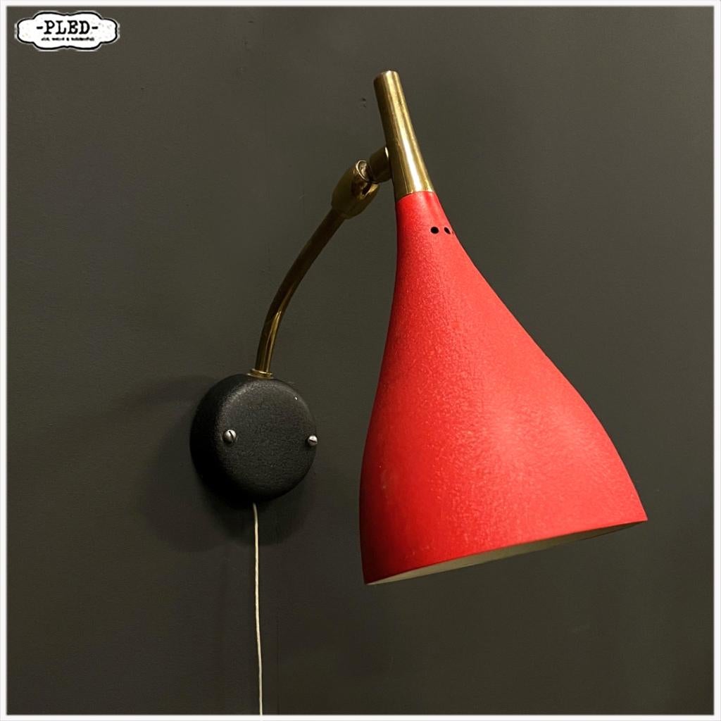 Vintage wandlamp, fifties, Cosack Leuchten, Ophalen of Verzenden, Metaal, Cosack, Nvt