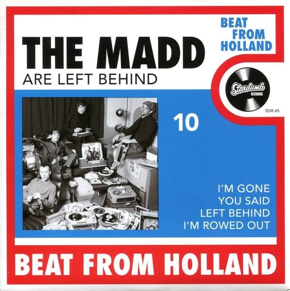 the madd/are left behind ep-garage/punk/beat/mod/nederpunk, 7 inch, Ophalen of Verzenden, Zo goed als nieuw, Rock en Metal