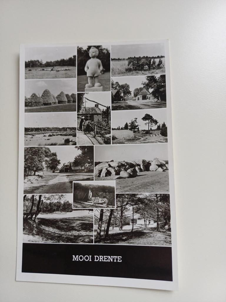Foto ansichtkaart Mooi Drenthe., Ophalen of Verzenden, 1960 tot 1980, Ongelopen, Drenthe