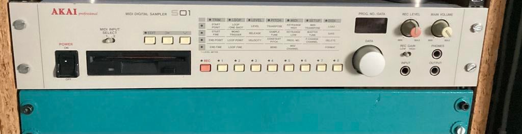 Akai S01 MIDI Digitale Sampler retro vintage, Verzenden, Gebruikt
