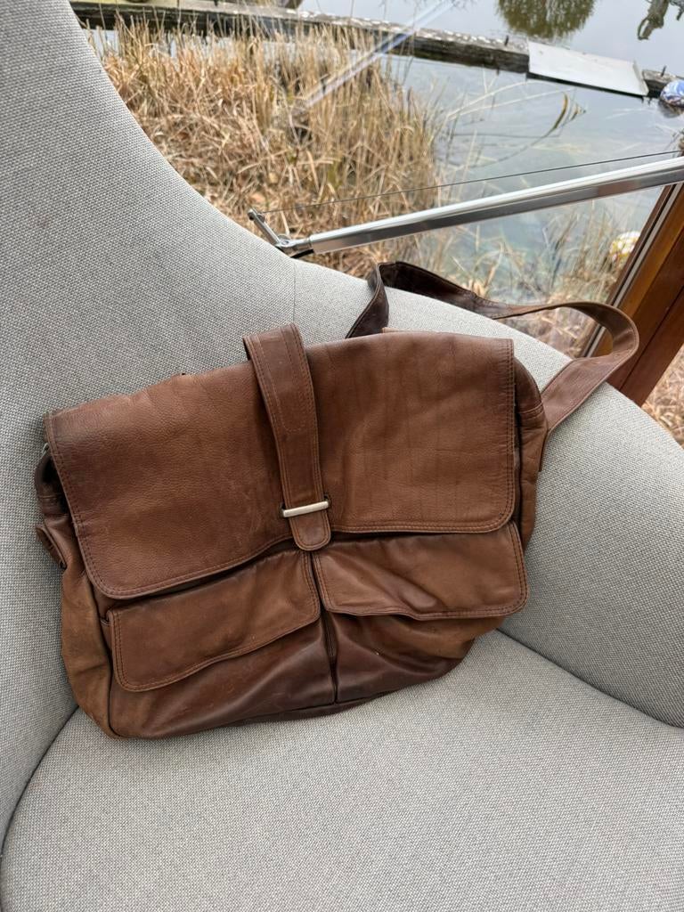 Office bag Kenneth Cole, Sieraden, Tassen en Uiterlijk, Tassen | Damestassen, Zo goed als nieuw, Handtas, Bruin, Ophalen of Verzenden