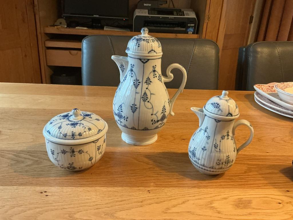 Prachtig antiek setje rauenstein 19 e eeuws, Ophalen of Verzenden