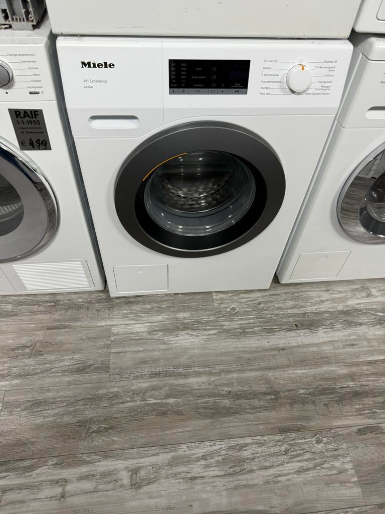 W1 Miele wasmachine 7kg 1400 toeren  gebruikt, Energieklasse A of zuiniger, Refurbished, Ophalen of Verzenden, Voorlader