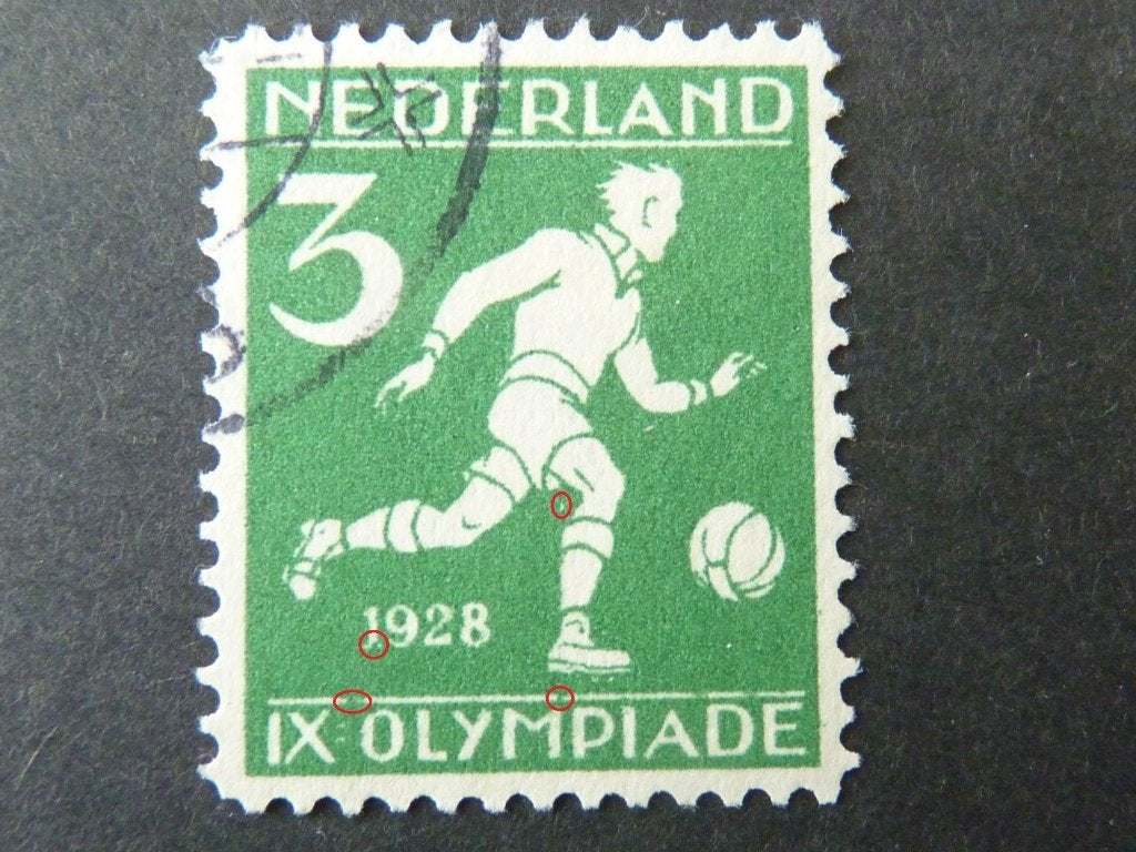 plaatfout 214 , gestempeld., Ophalen of Verzenden, T/m 1940, Gestempeld