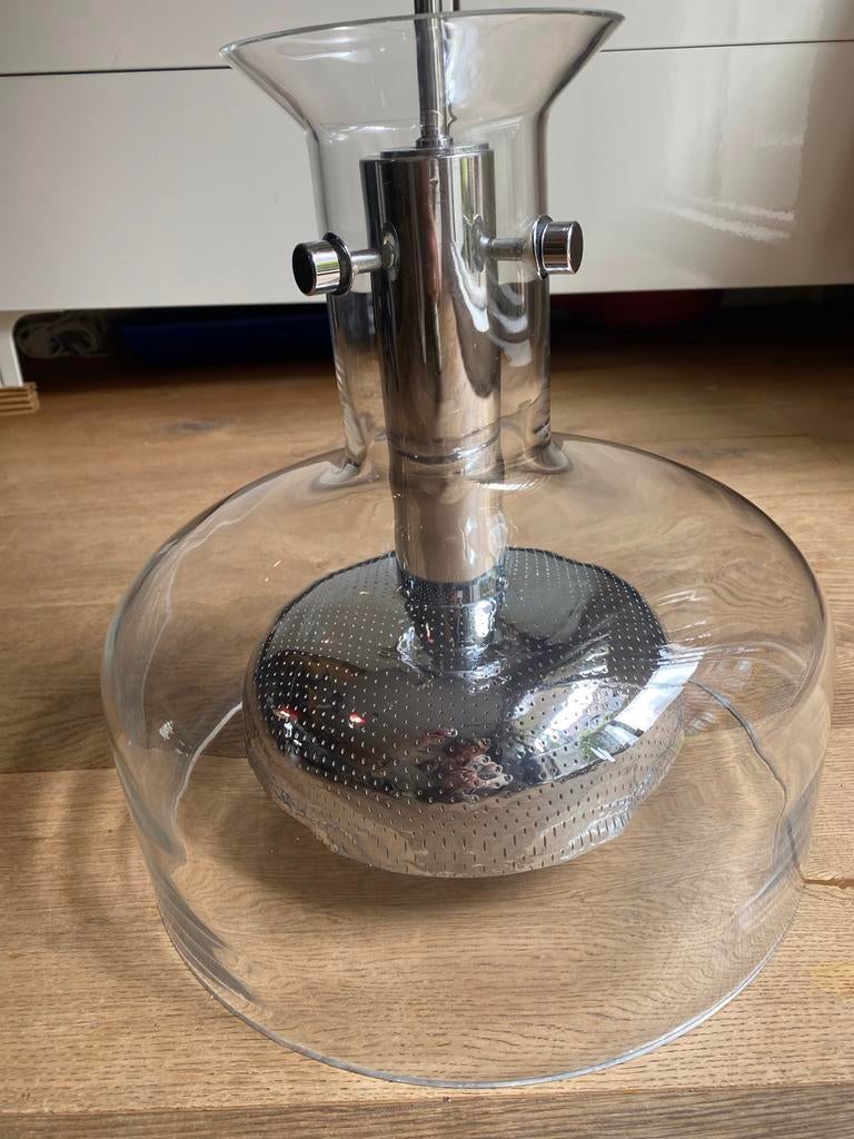 Vintage "Christal" hanglamp van Anders Pehrson, Atelje Lykta, Ophalen of Verzenden
