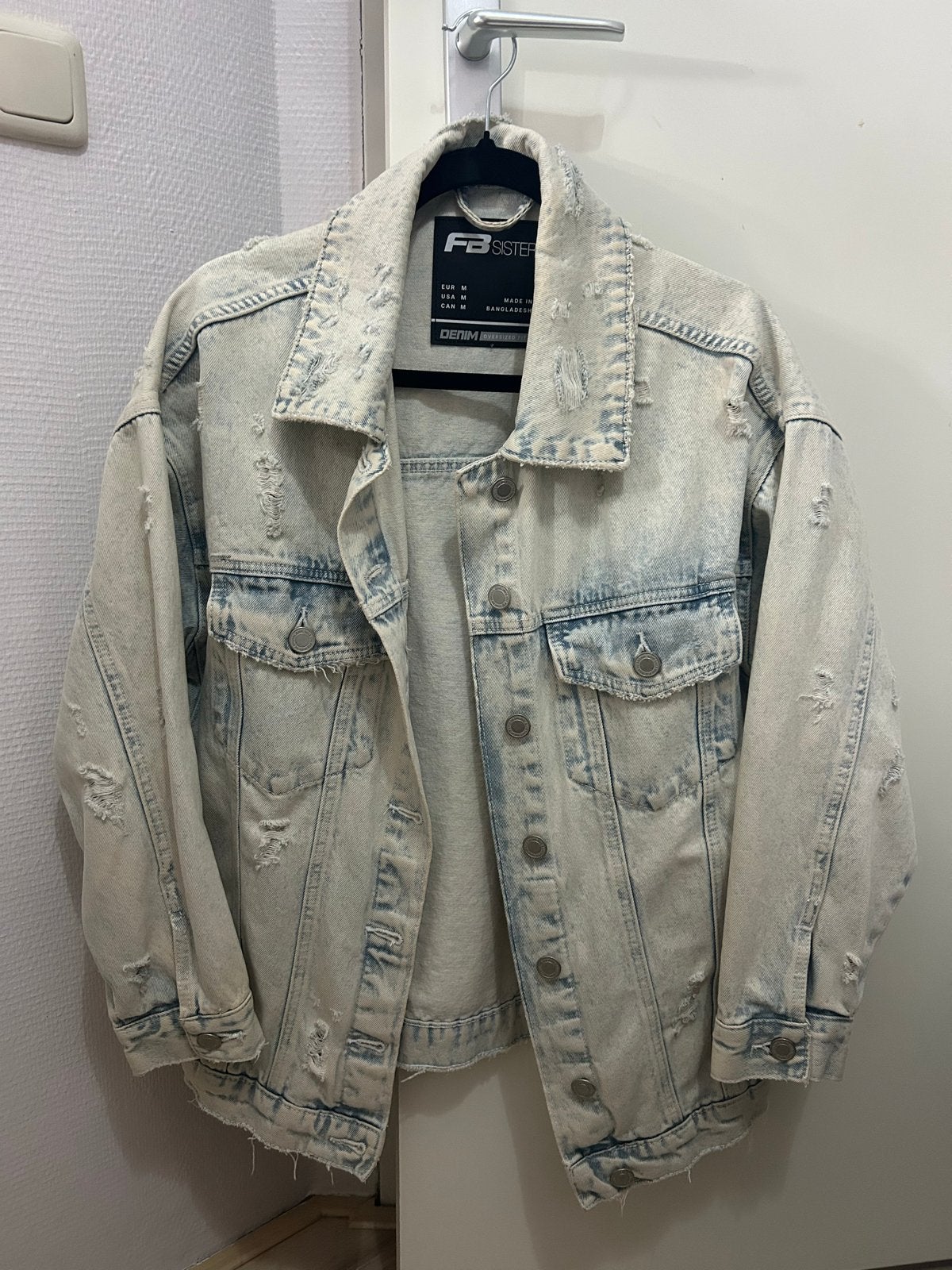 Newyorker Oversized Denim Jacket - Maat M, Ophalen of Verzenden, Zo goed als nieuw, Maat 38/40 (M), Blauw
