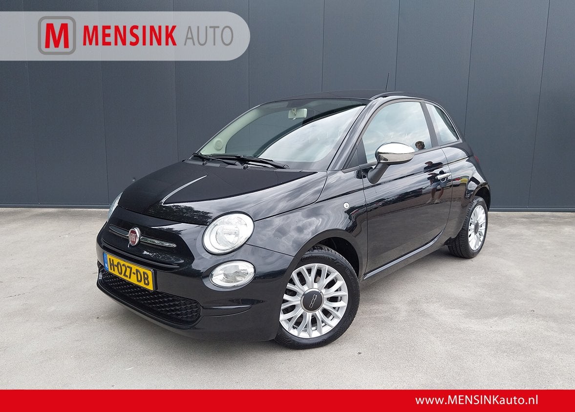 Fiat 500 0.9 TwinAir Young NAVI CRUISE AIRCO (bj 2020), Auto's, Voorwielaandrijving, 86 pk, Euro 6, Zwart