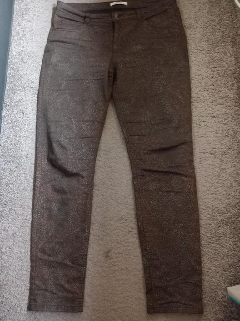 Summum maat 40 bruin gewerkt, Kleding | Dames, Broeken en Pantalons, Maat 38/40 (M), Bruin, Ophalen of Verzenden, Zo goed als nieuw
