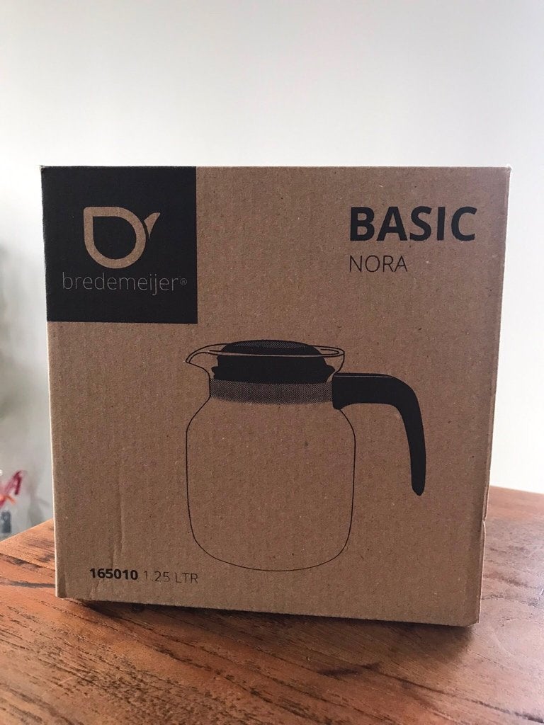 Bredemeijer basic Nora theepot (nieuw), Huis en Inrichting, Keuken | Servies, Overige typen, Nieuw, Ophalen of Verzenden, Glas