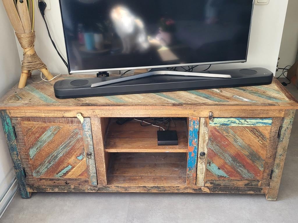 Tv meubel. Industriële tv kast., Ophalen, Zo goed als nieuw, 25 tot 50 cm, Minder dan 100 cm
