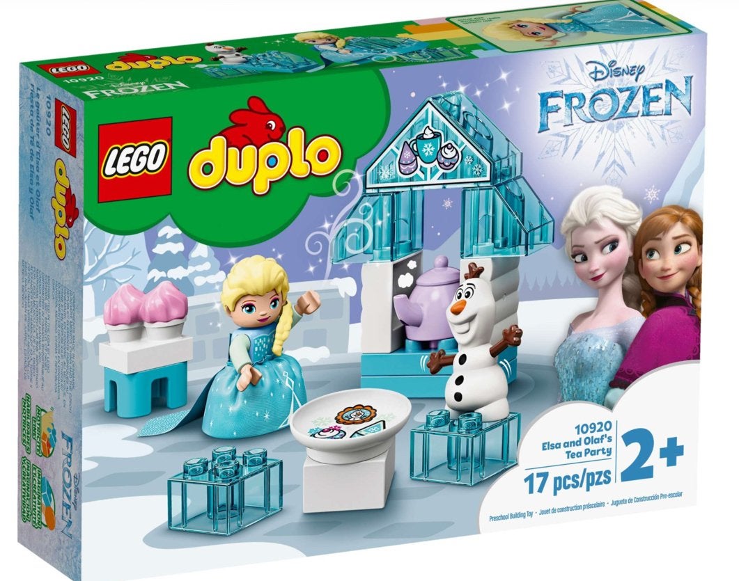 Lego Duplo Disney Frozen Elsa en Olaf Theekransje 10920, Ophalen of Verzenden, Zo goed als nieuw, Compleet, Complete set