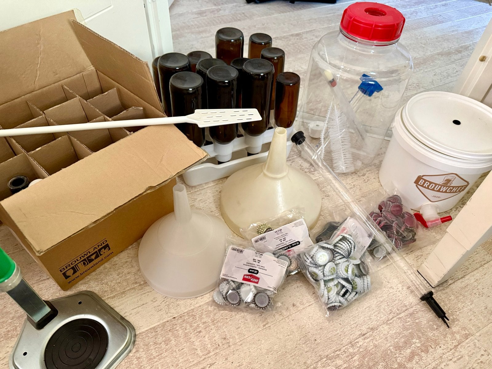 Brouwpakket voor bierbrouwen thuis, Ophalen, Gebruikt