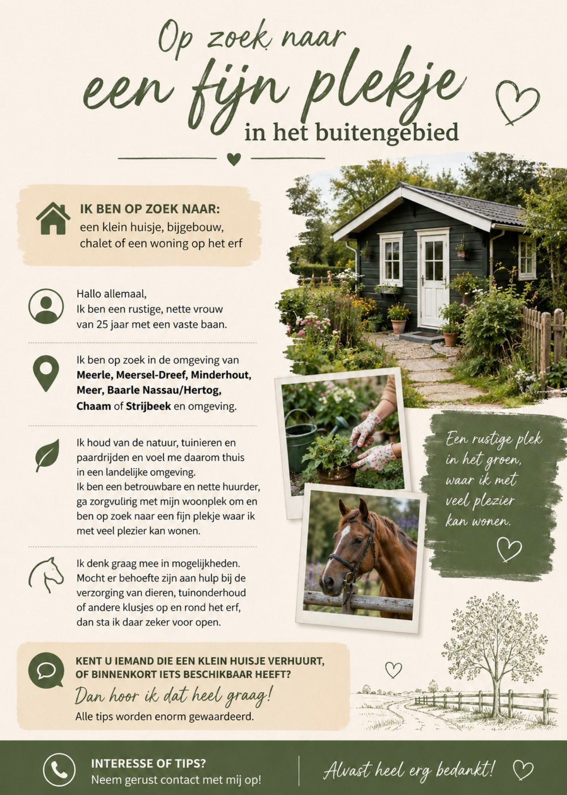 Gezocht woning aangeboden hulp