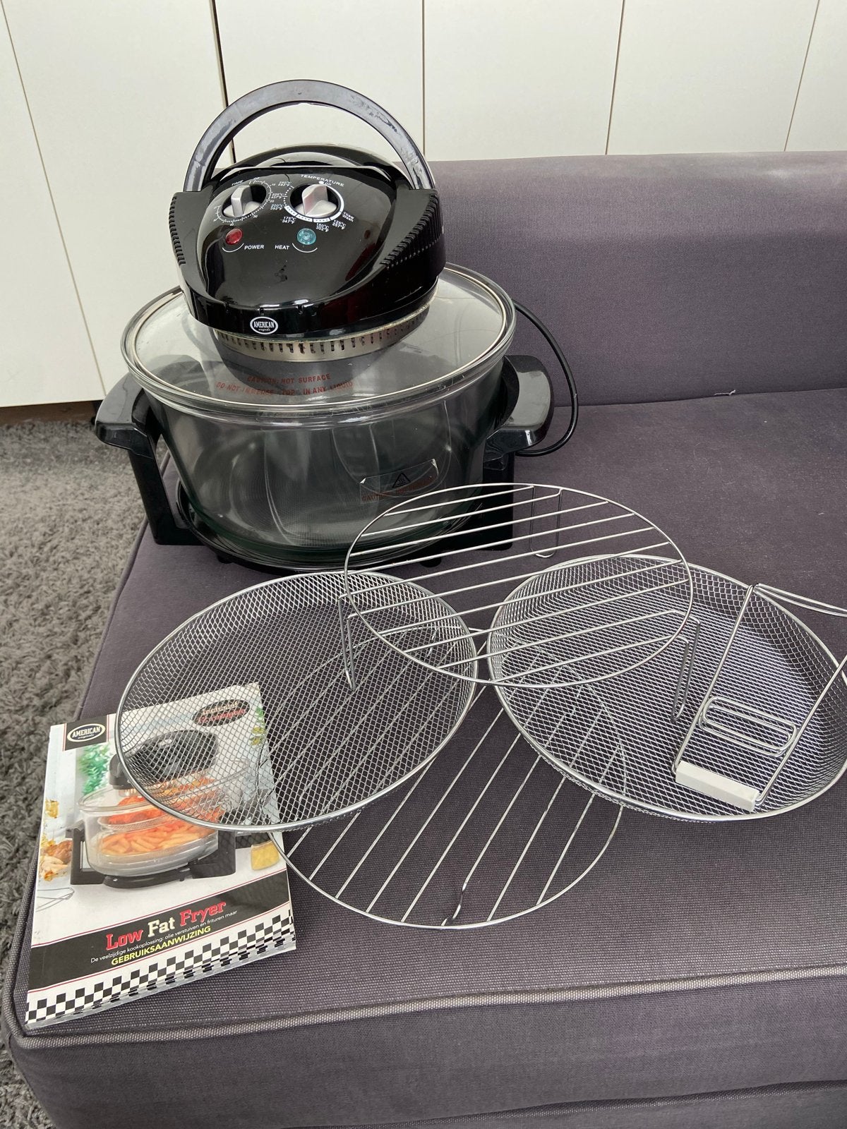 Low Fat Fryer - Gezond Frituren, Ophalen of Verzenden, Zo goed als nieuw, Airfryer, 1000 t/m 1499 gram