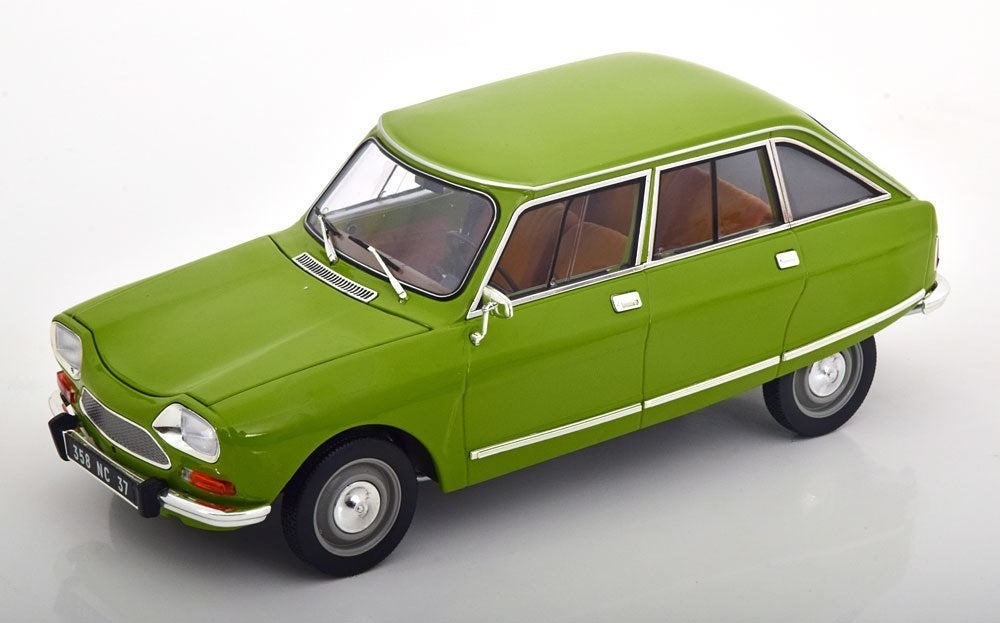 Citroen Ami 8 Club 1969 Iris Green Metallic 1-18 Norev, Auto, Norev, Ophalen of Verzenden, NOrev