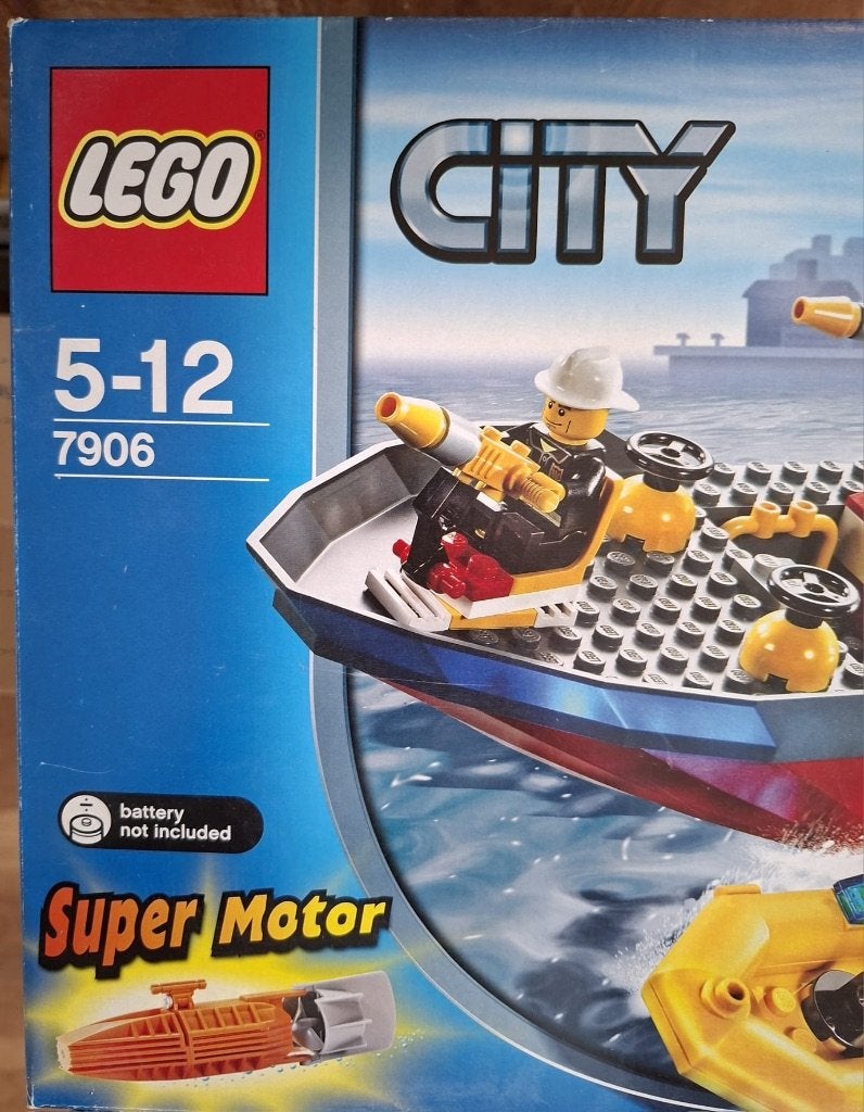 Legoset 7906 Fire boat, City, Lego, Ophalen of Verzenden, Zo goed als nieuw