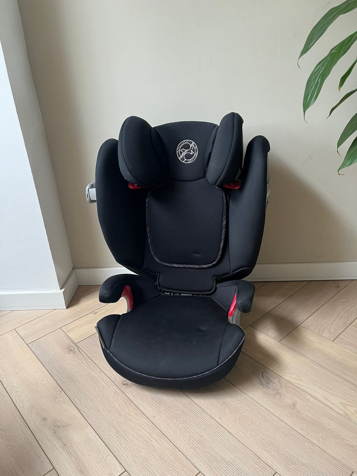 Cybex Solution S-Fix autostoel - Zwart, Autogordel of Isofix, Gebruikt, 15 t/m 36 kg, Verstelbare rugleuning