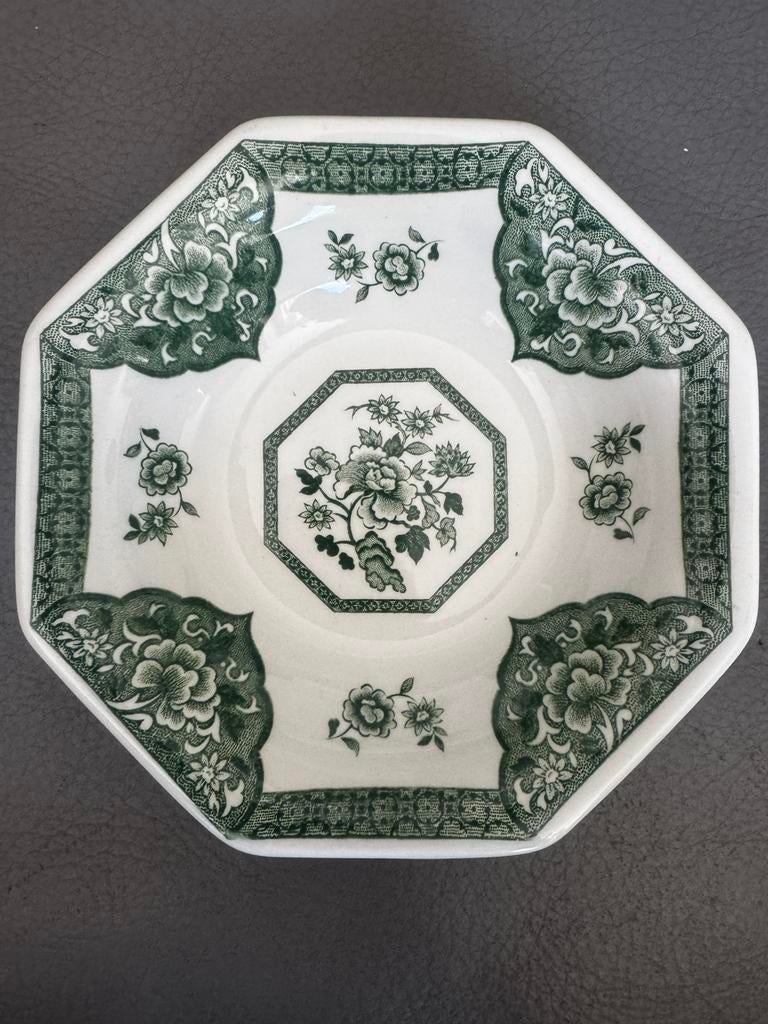 Royal Staffordshire Old Pekin schotel groen, Antiek en Kunst, Antiek | Porselein, Ophalen of Verzenden