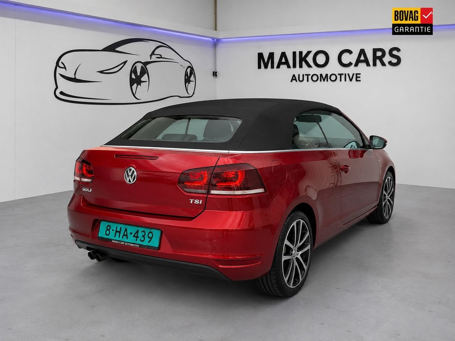 Volkswagen Golf Cabriolet 1.4 TSI 160PK DSG Automaat, Auto's, Gebruikt, Zwart, 4 cilinders, Cabriolet