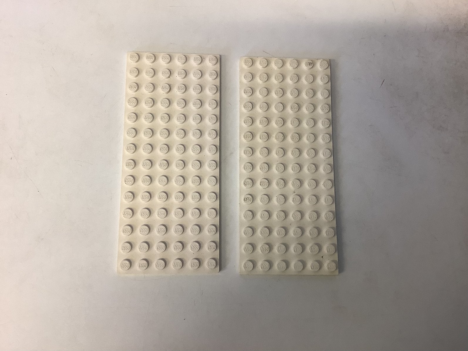 Lego plaat 6x14 wit, Ophalen of Verzenden, Gebruikt, Losse stenen, Lego