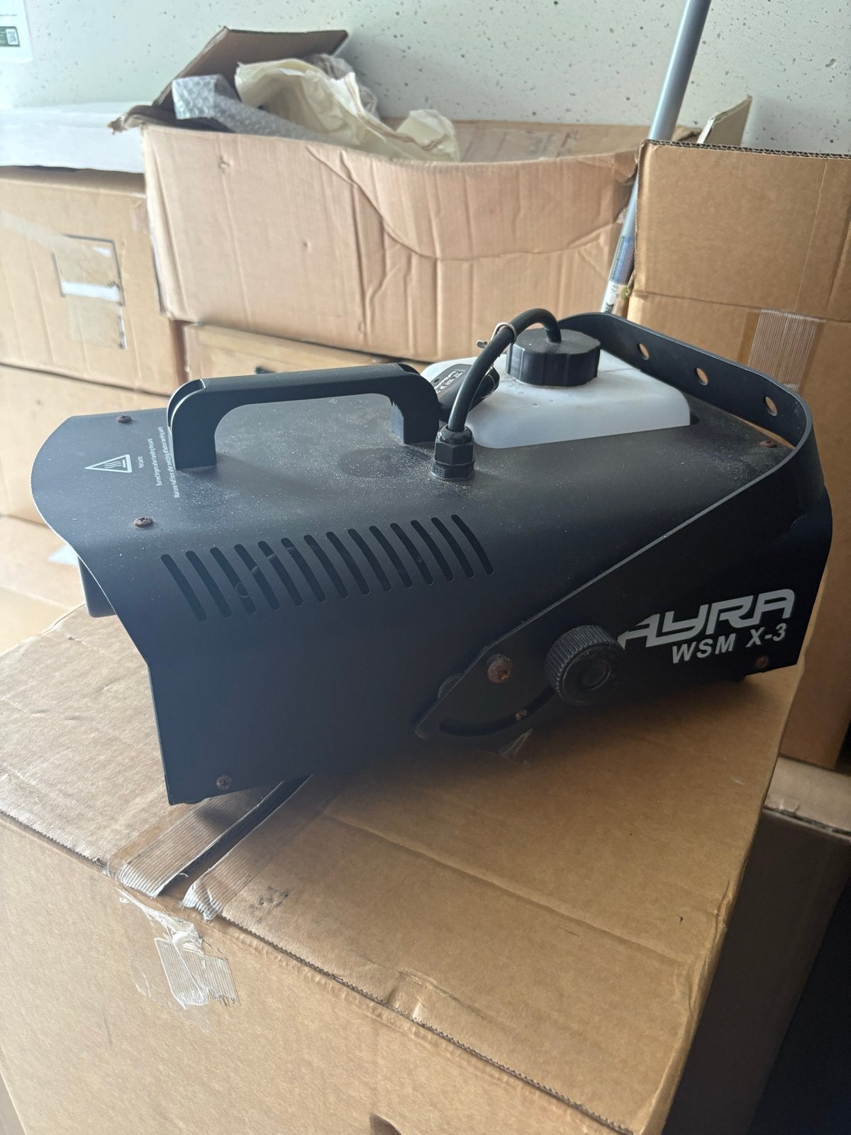 Rookmachines: 2x Afx Fog 2500 Pro & 1x Ayra WSM X3, Ophalen of Verzenden, Gebruikt, Rookmachine