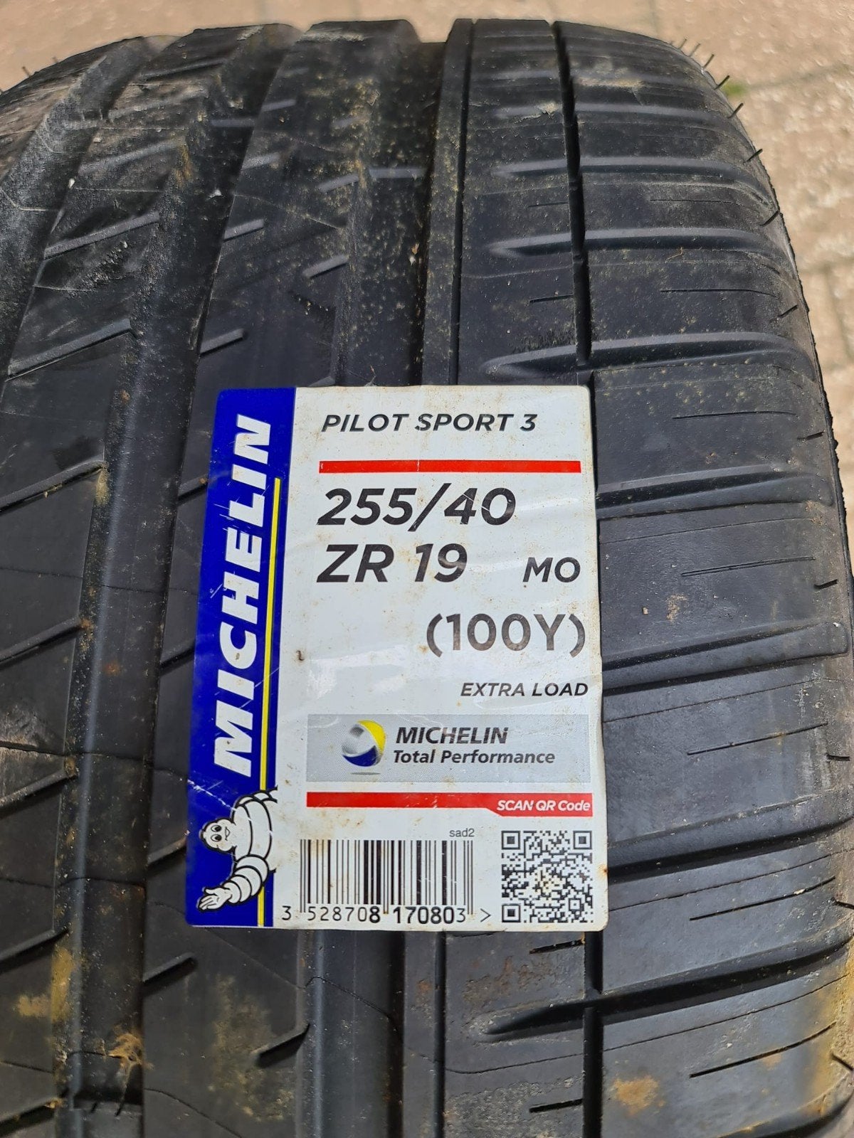 Michelin Pilot Sport 3 255/40 ZR 19 zomerband, Ophalen, Nieuw