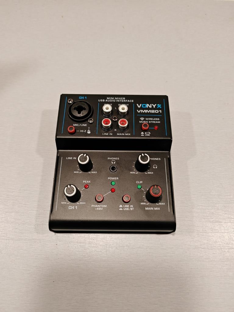 Vonyx 2 kanaals mixer, Ophalen of Verzenden, Zo goed als nieuw