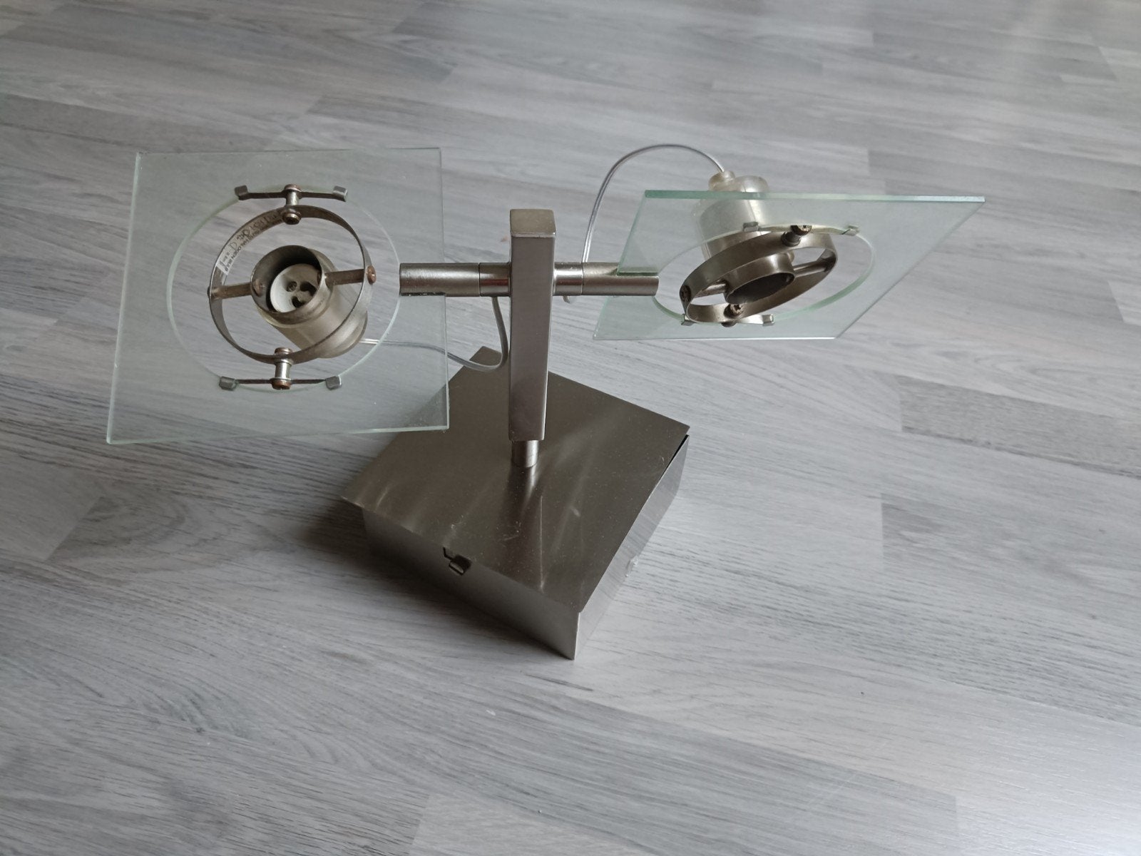 Lamp Fuga met 2 spots, Huis en Inrichting, Lampen | Spots, Ophalen, Zo goed als nieuw