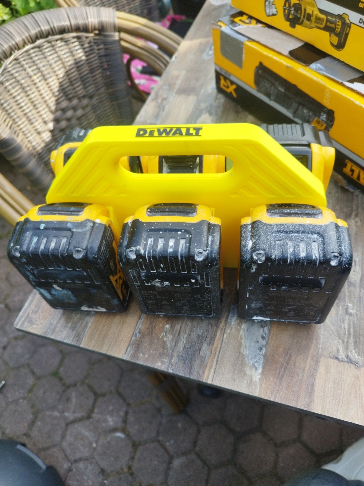 DeWalt Accu Houder - Handige Opslag voor 3 Accu's, Ophalen of Verzenden, Gebruikt, Gereedschapsopslag, DeWalt