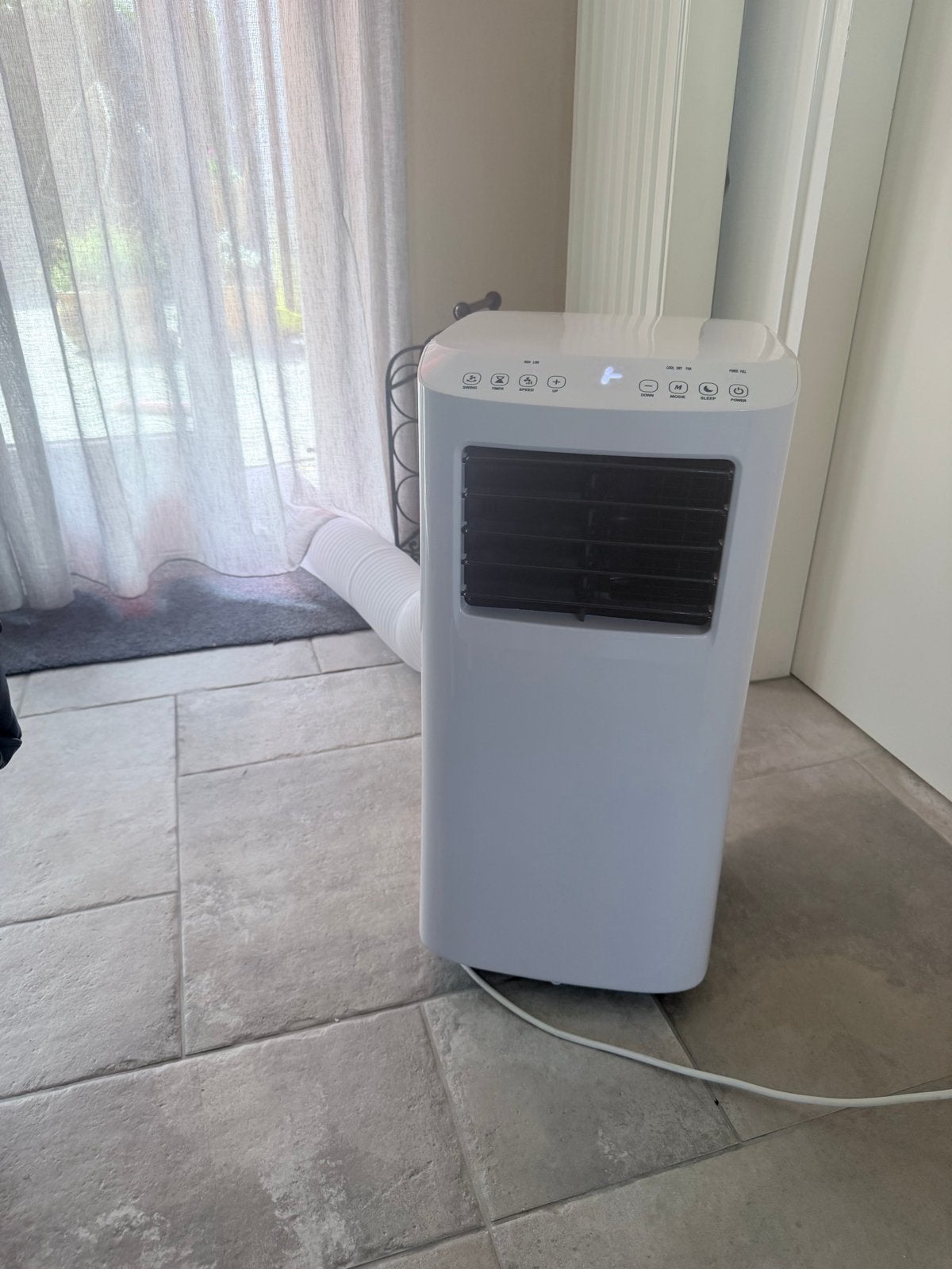 Zo goed als nieuwe mobiele airco voor 20m2, Ophalen, Zo goed als nieuw, Mobiele airco, Minder dan 60 m³