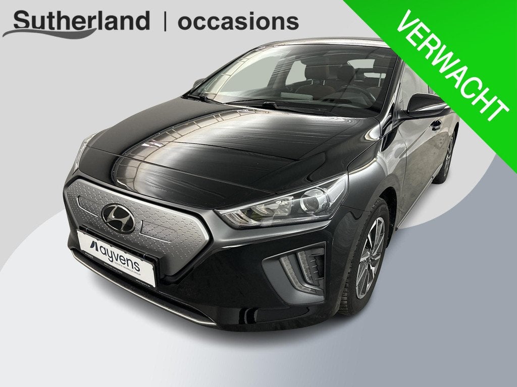 Hyundai IONIQ i-Motion EV 38 kWh 46.300 KM | SOH 95,6% | Nav, Auto's, Gebruikt, Zwart, IONIQ, 294 km
