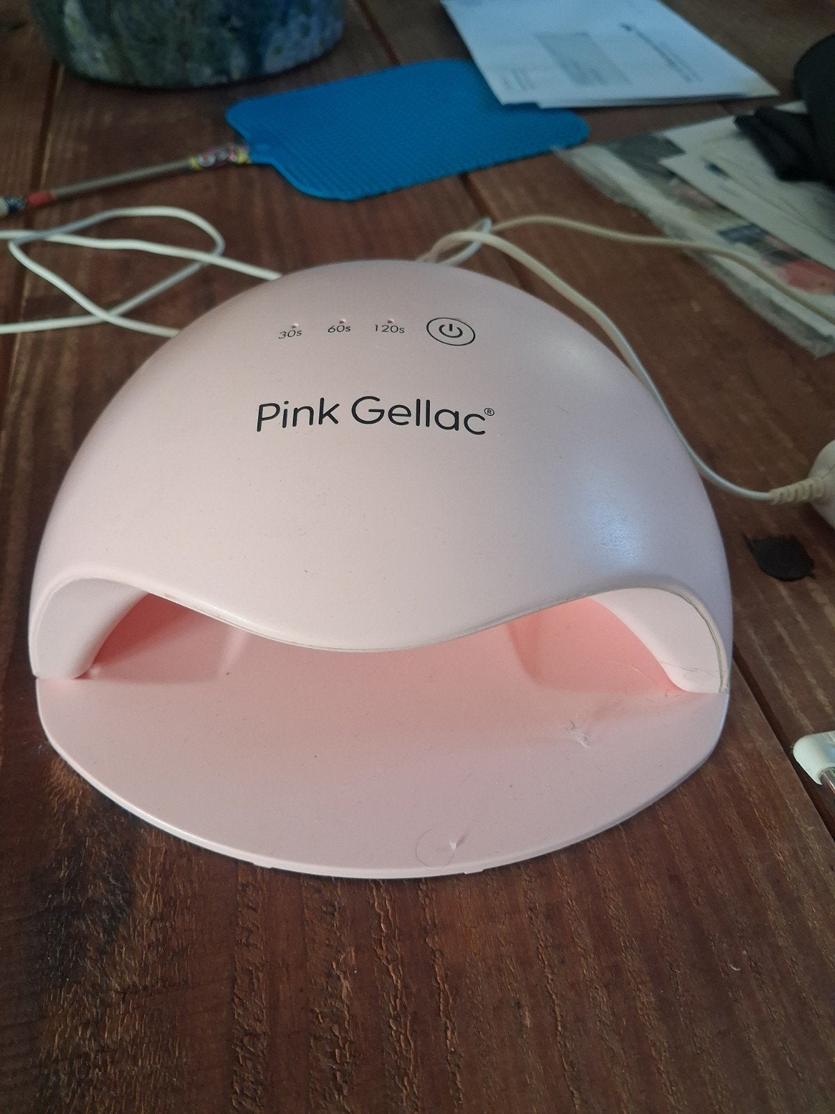 pink gellac set, Ophalen of Verzenden, Overige kleuren, Handen en Nagels